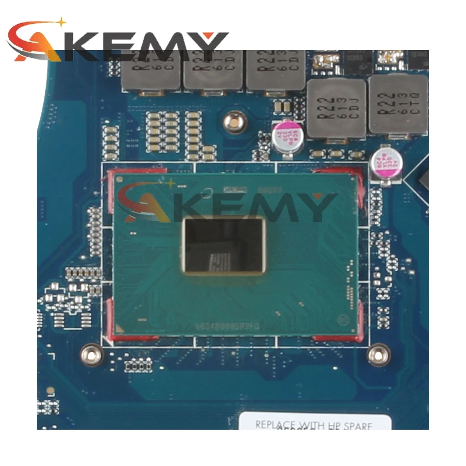 

Akemy New for hp 17-W 17-AB motherboard DAG37AMB8D0 mainboard SR2FP I5-6300HQ GTX965M tested ok