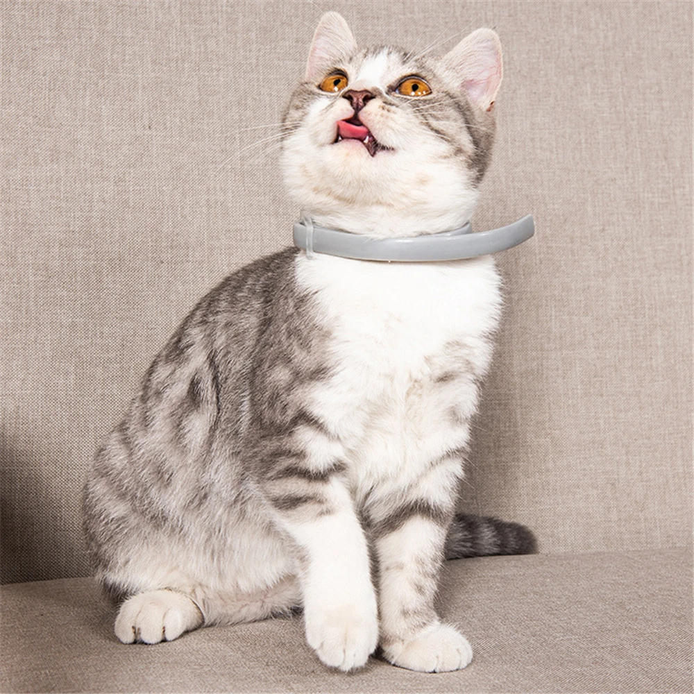 Adjustable Silicone Pet Collar Anti-insect Mites Removal Protection Health Product Cat Dog Neck Strap Fleas Prevention Remedy | Дом и сад