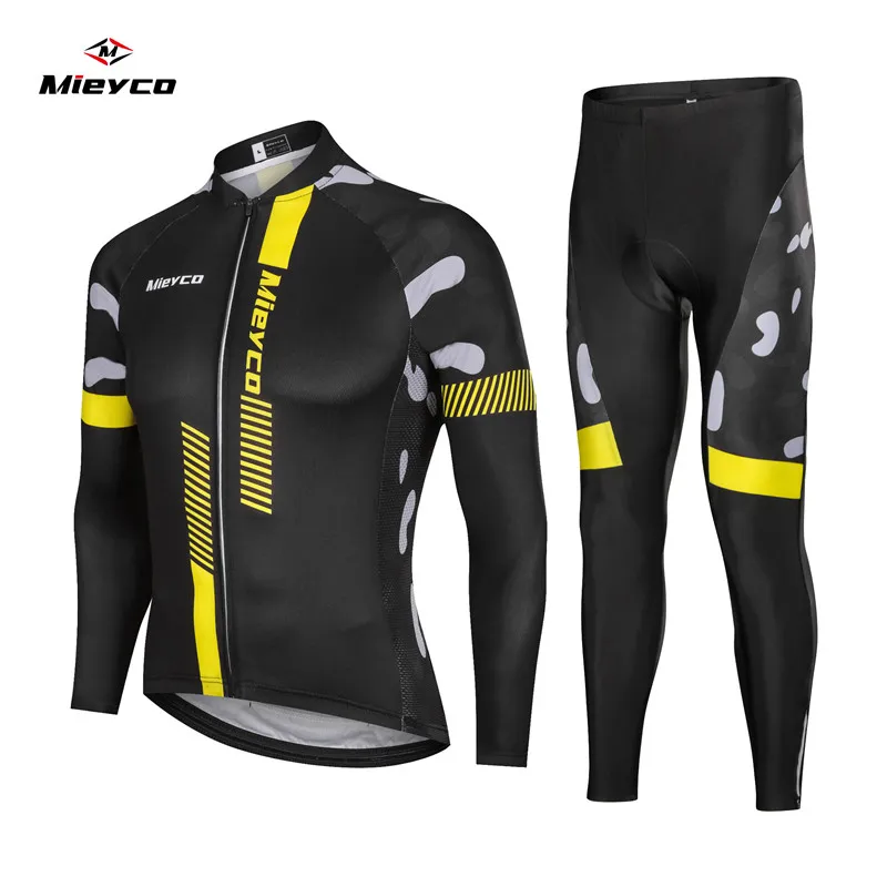 

Mieyco Men's Cycling Jersey Ropa Maillot Ciclismo Hombre Pro Team MTB Bicycle Clothing Mountain Bike Road Bicycle Bib Pants Sets