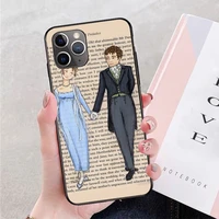 for iphone elizabeth bennet and mr darcy soft tpu border apple iphone case