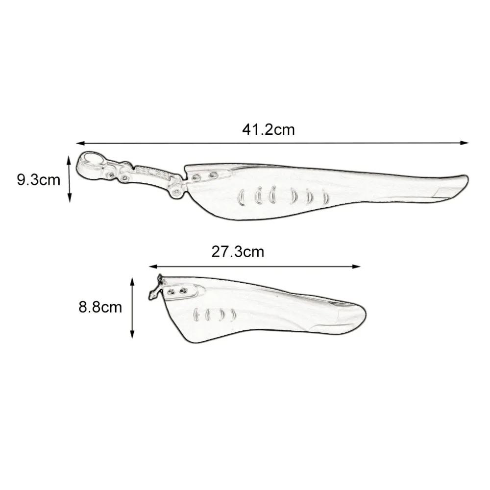 Универсальный Велосипедный брызговик 1 комплект пластмассовые крылья для