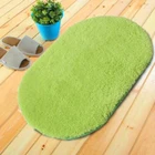 Мягкий абсорбирующий плюшевый губчатый рандомный напольный дверной коврик нескользящий Овальный ковер для спальни напольные аксессуары