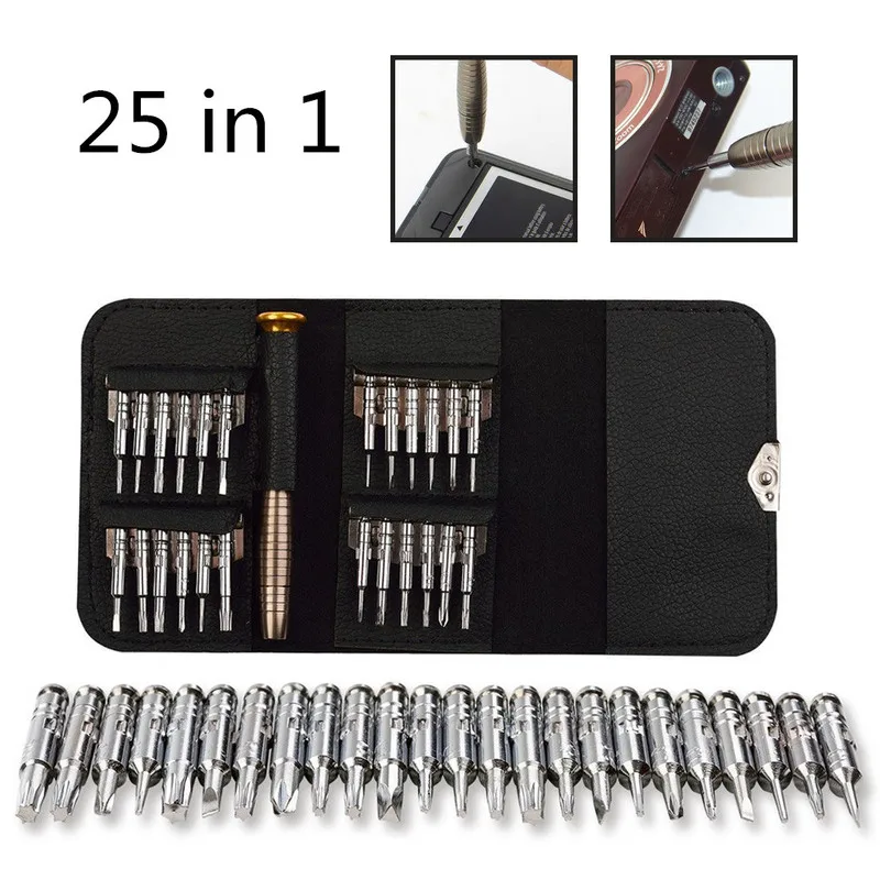 Набор инструментов для ремонта телефонов планшетов часов 25 в 1|Отвертка| |