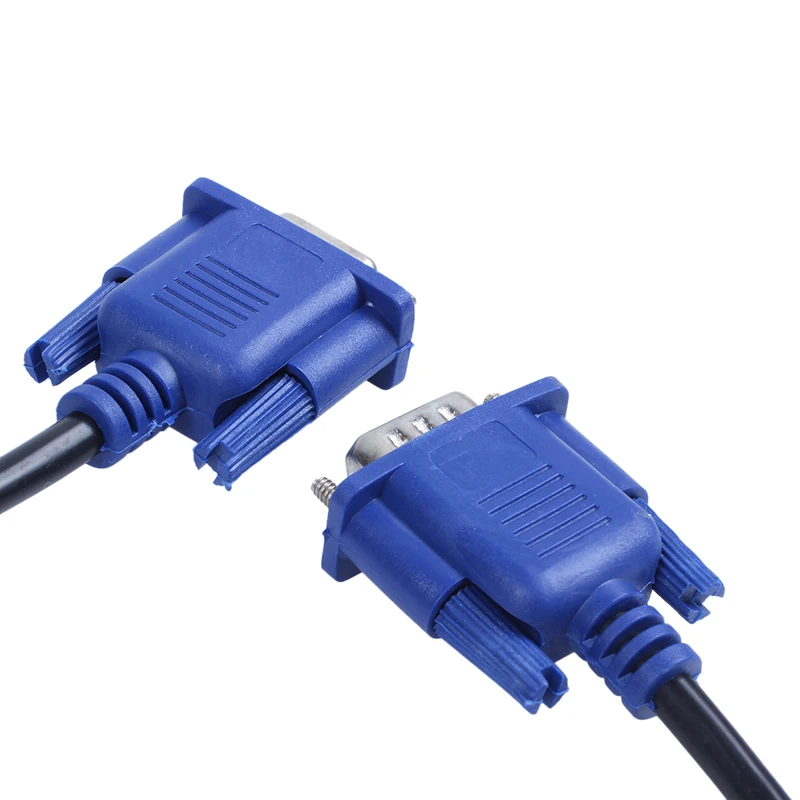 3 м PC компьютер 15Pin VGA для мужчин и женщин M/F Кабельный адаптер Черный|Кабели VGA| |