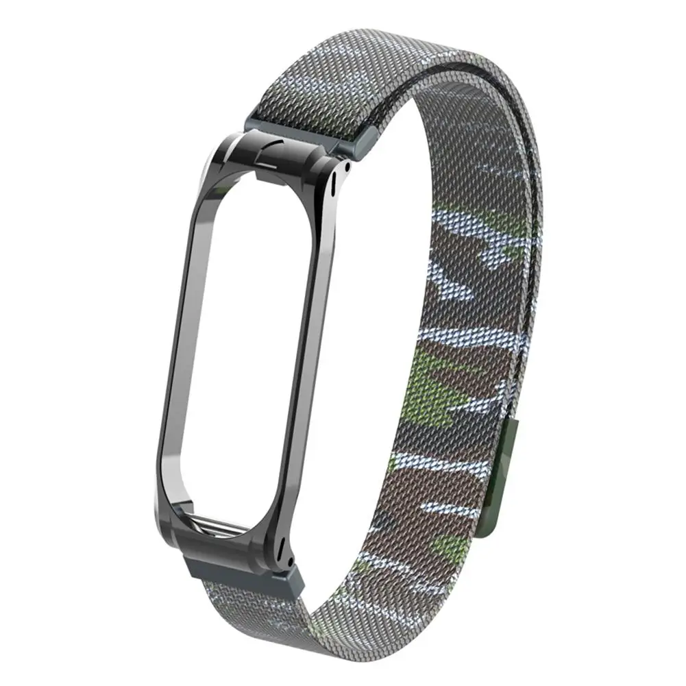 Grass Green Сменный ремешок для наручных часов Xiaomi mi Band 3 4 красочные часы mi lanis из нержавеющей стали часы на магнитном ремешке браслет - Цвет: Grass Green