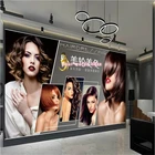 Модные 3D фотообои для салона красоты, парикмахерской, промышленного декора