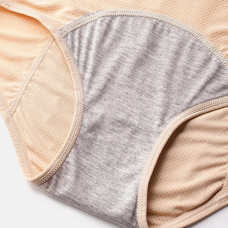 Комплект нижнего белья для женщин бесшовные хлопковые трусы менструального