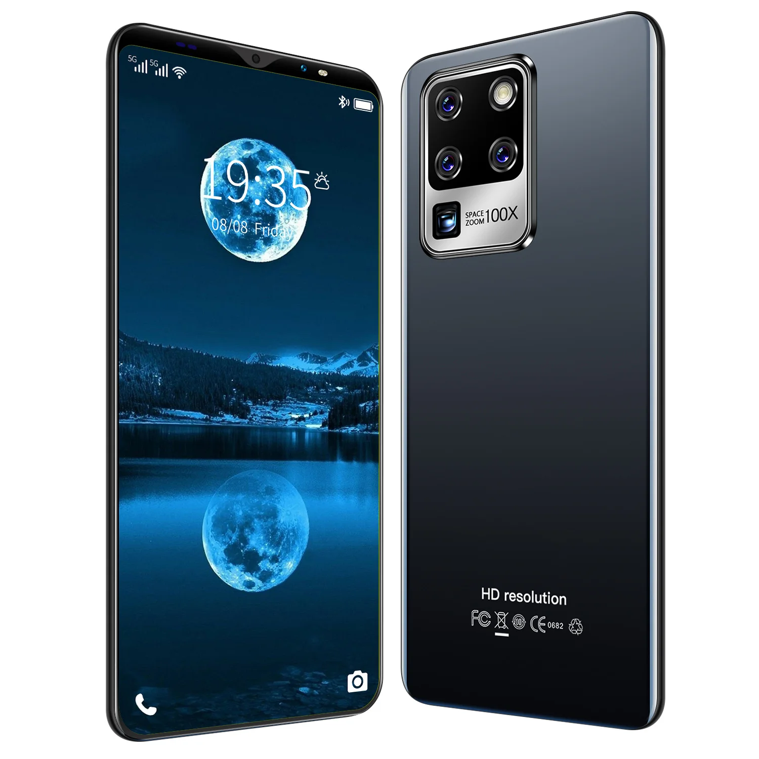 

2021 6.1inch S30U Plus Unlocked Android 10 Core 12 GB 512 GB Cell Phones 24MP+48MP 4800mAh MTK6889 5G Global Version Smartphones