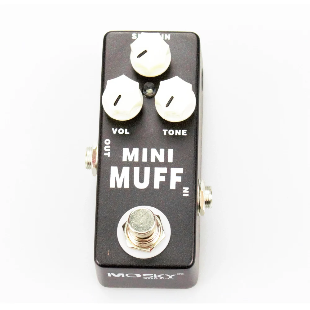 Мини Глушитель MOSKY для гитары Fuzz педаль гармонического искажения/Экологически