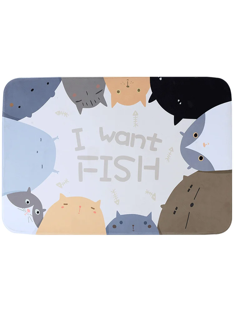 Мультяшные ковры для гостиной милые Коврики спальни домашние прикроватные