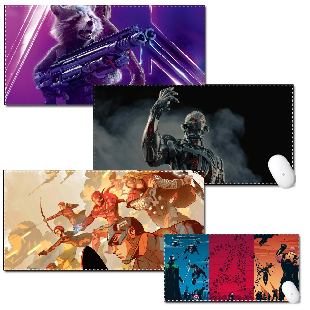 

Большой игровой коврик с героями мультфильмов, 40x80 см, 30x0 см, водонепроницаемый многоразмерный Настольный коврик из натурального каучука, м...