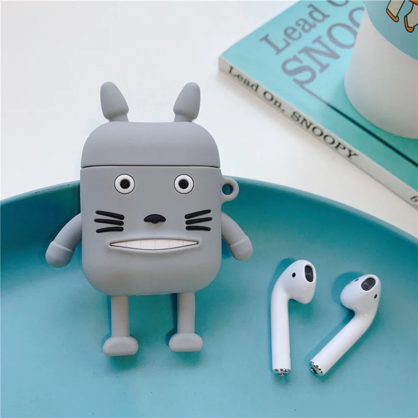 

Soft Silicone 3D Cartoon Monster Mouse Airpods Case Anime Luxury Glitter Bluetooth Earphone Protective Shell