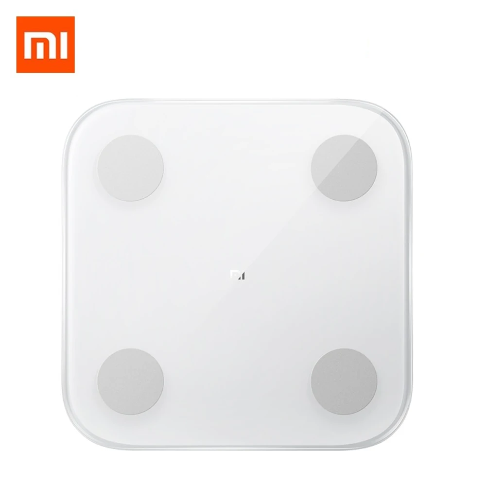 100% смарт весы Xiaomi Mi Scale 2 для жира в теле Bluetooth 5 0 монитор с приложением
