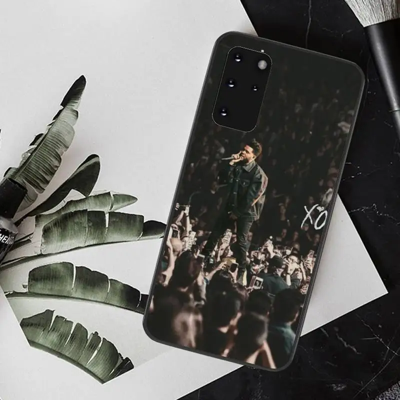 Мягкий чехол для телефона PENGHUWAN The Weeknd xo с индивидуальным фото Samsung S20 plus Ultra S6 S7 edge S8