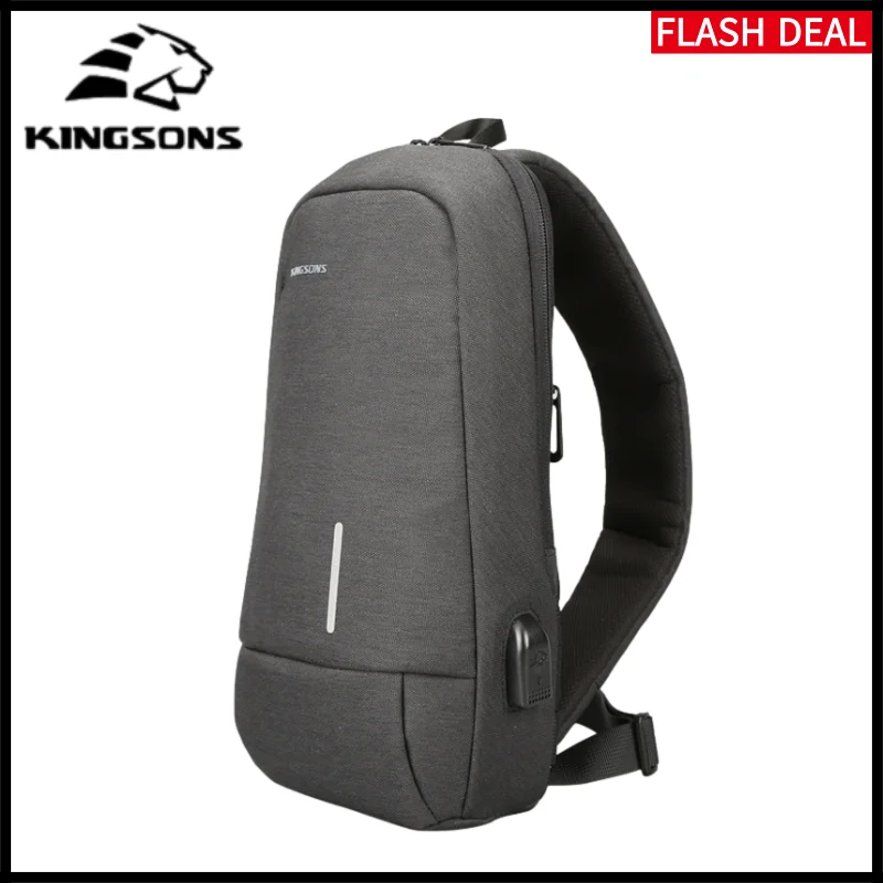 

KINGSONS New Men's Messenger Shoulder Bag Chest Bag High-Quality Handbag Fashion Business Men's Luxury Designer Brand Men's Bags