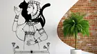 Древняя египетская статуя Фараона египетской королевы Клеопатра виниловая настенная наклейка домашняя гостиная спальня Этническая декоративная наклейка 15
