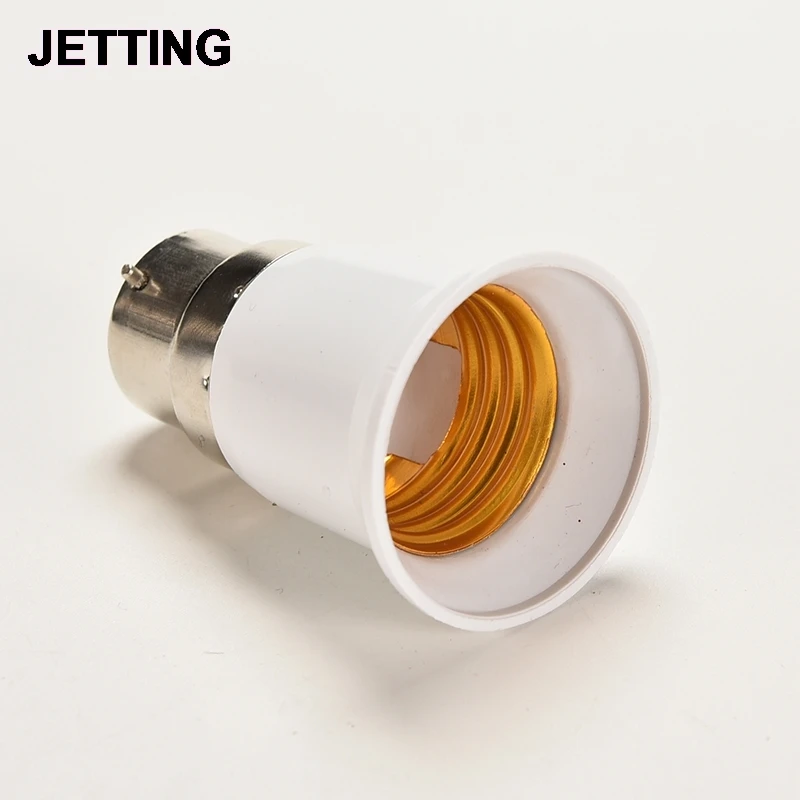 

B22 to E27 Base LED Light Lamp Bulb Fireproof Holder Adapter Converter Change Socket
