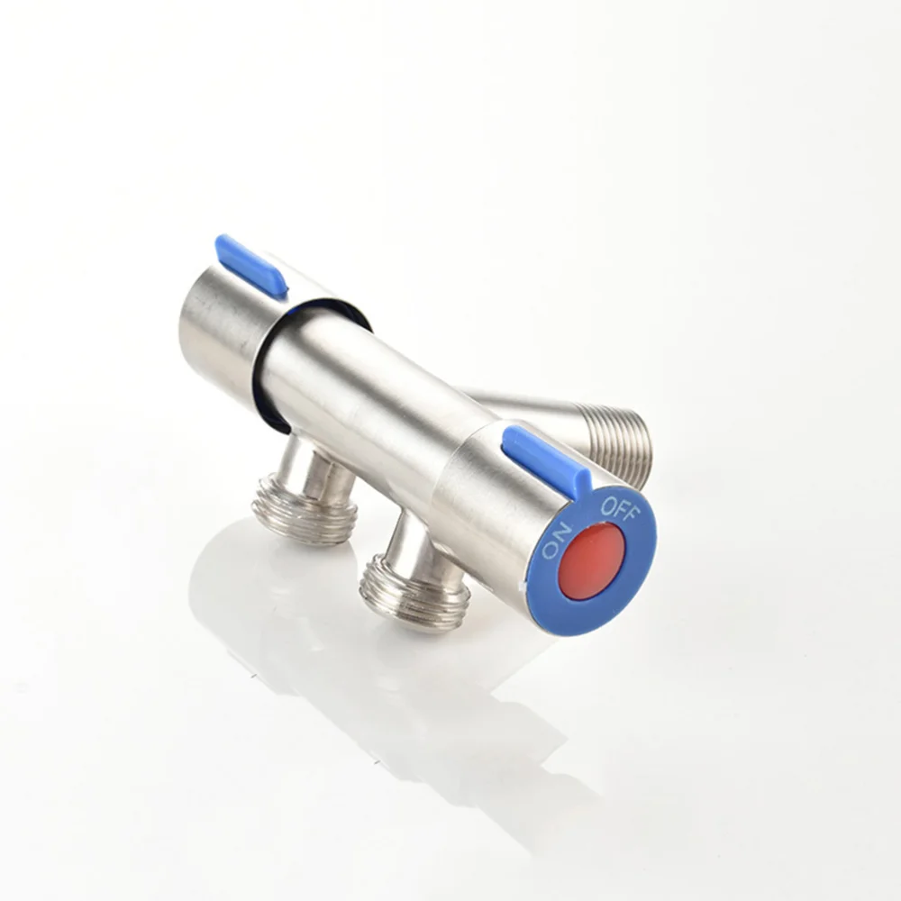 

Bathroom Washing Machine Double Handle Stainless Steel Cold Water