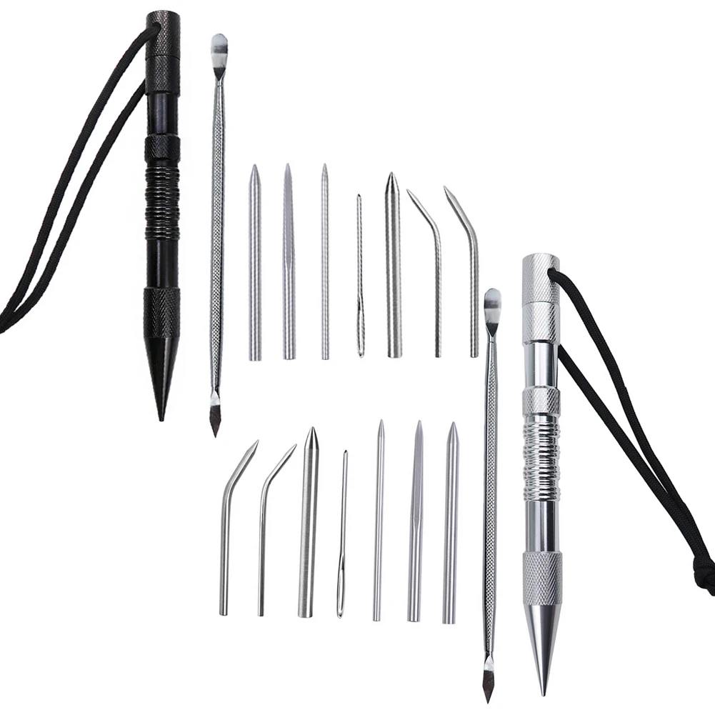 

Paracord Stitching Needle Set Stainless Steel Umbrella Rope Needle Bracelet Flattener Knitting Needles DIY Bracelet Weaving Tool