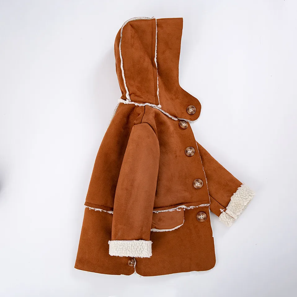 Детское пальто для девочек и мальчиков Осень зима выглядит как на фото|Куртки