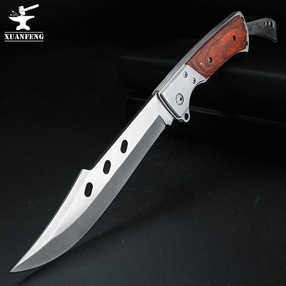 Складной нож для самозащиты высокопрочный армейский портативный выживания