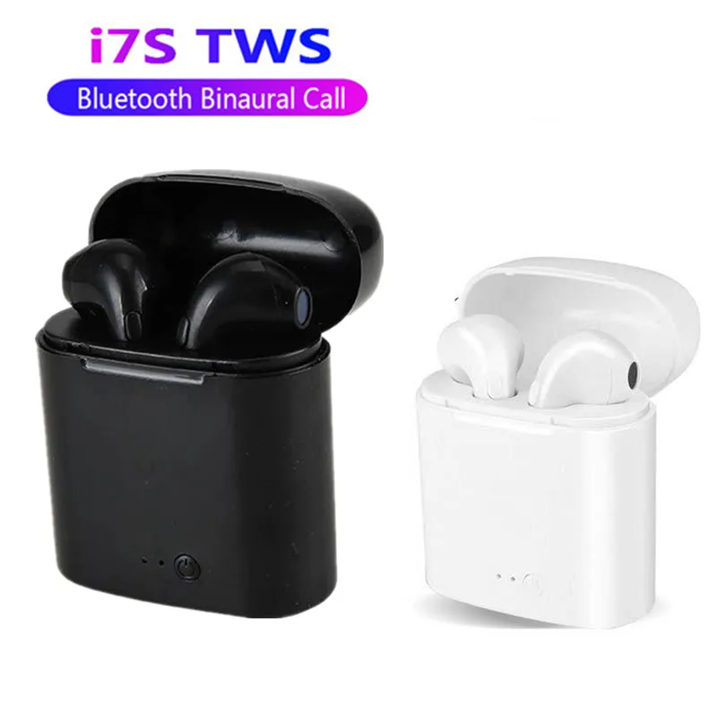 Горячая Распродажа I7s TWS Bluetooth наушники стерео беспроводные вкладыши гарнитура