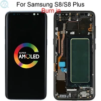 original for samsung galaxy s8 lcd with frame super amoled g950f g950u touch screen s8 plus g955f g955u touch screen assembly