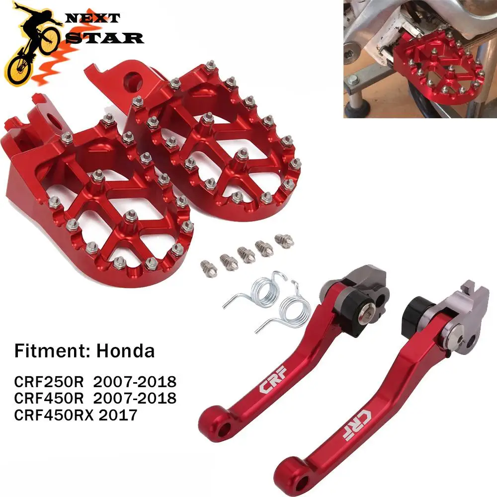 

Подножки для мотоцикла с ЧПУ для HONDA CRF250R CRF450R 2007-2018 CRF450RX 2017