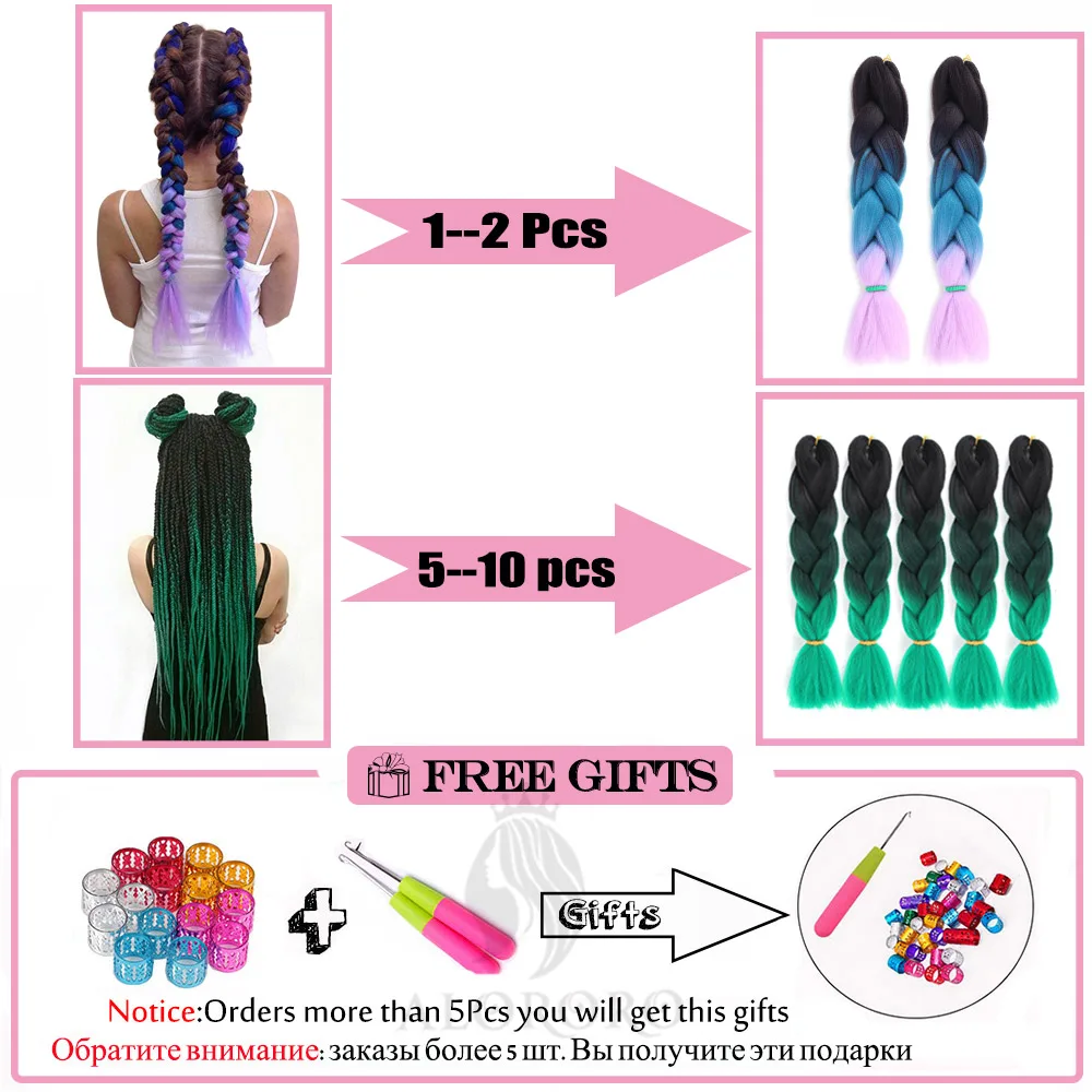 24 Inch Jumbo Braid Hair Ombre Color Synthetic Braiding Extensions Afro for Kanekalone Braids Wholesale |