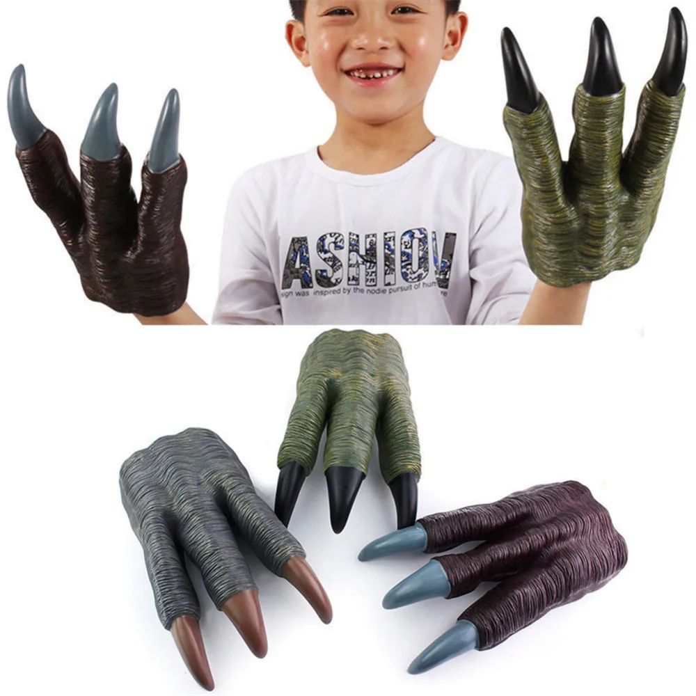 Игрушка-динозавр динозавра с пальцами перчатки руки игрушки для детей