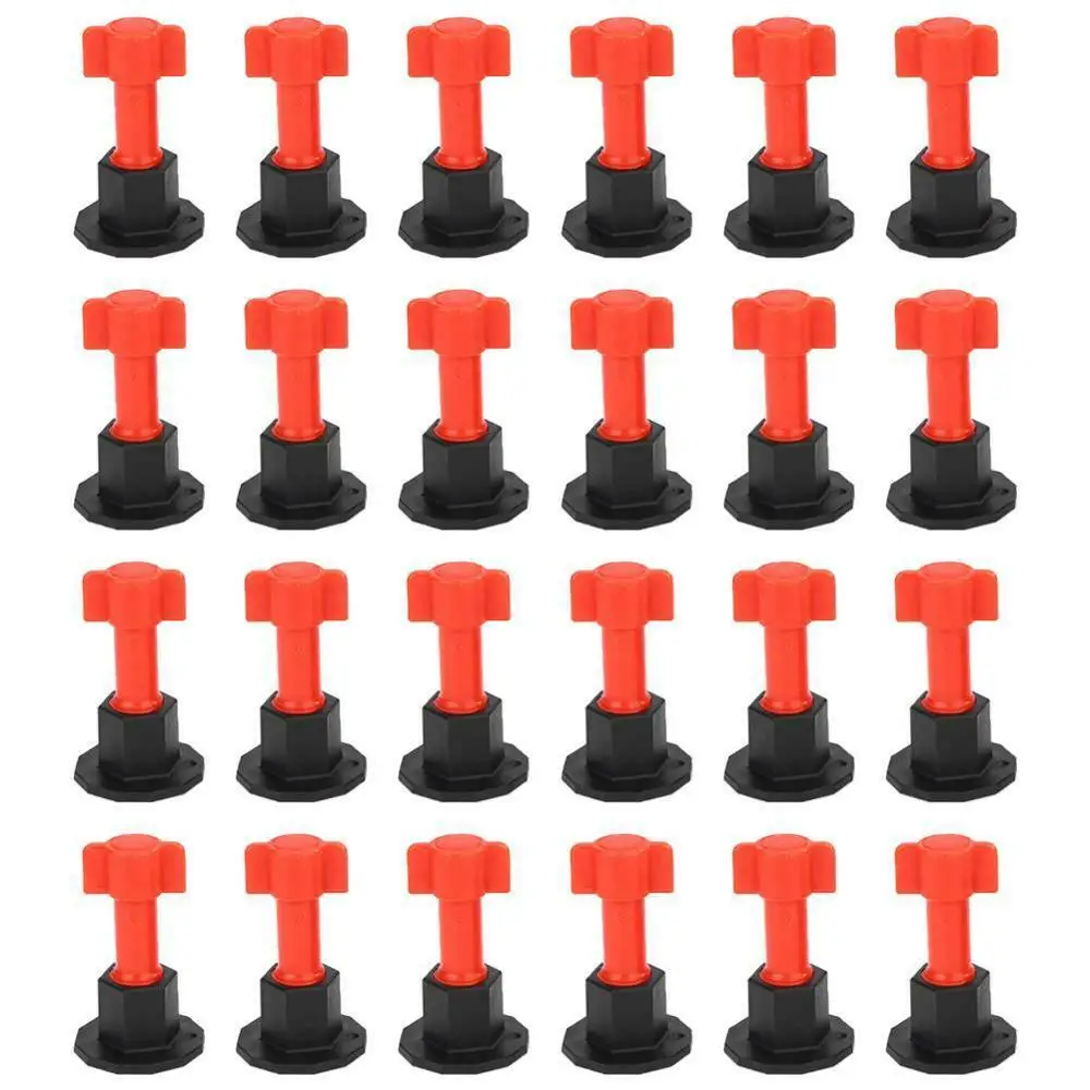 75Pcs Flat Ceramic Floor Wall Construction Tools building tool Reusable Tile Leveling System Kittile LevelingSystem Kit For | Инструменты