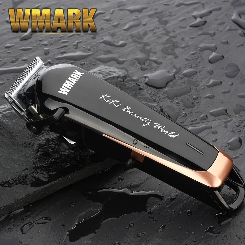 WMARK NG-103, Профессиональная Беспроводная Машинка для стрижки волос, триммер для волос, 6500 об/мин, машинка для стрижки волос, регулируемая длина с лезвием для удаления зубьев