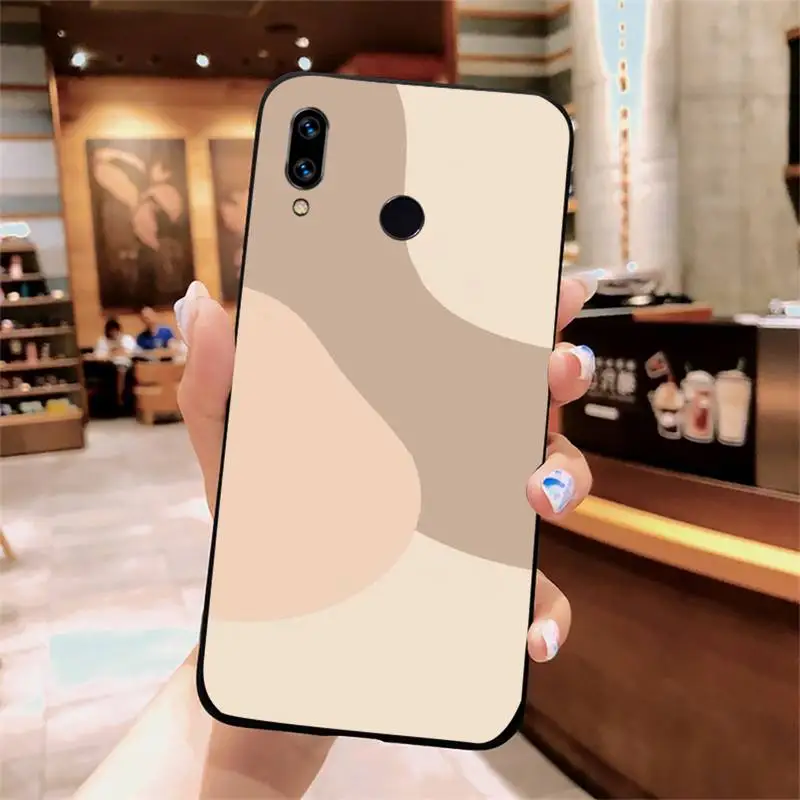 

Art Retro Abstract Geometry luxury mobile Phone Case shell For Xiaomi Redmi note 7 8 9 t k30 max3 9 s 10 pro lite