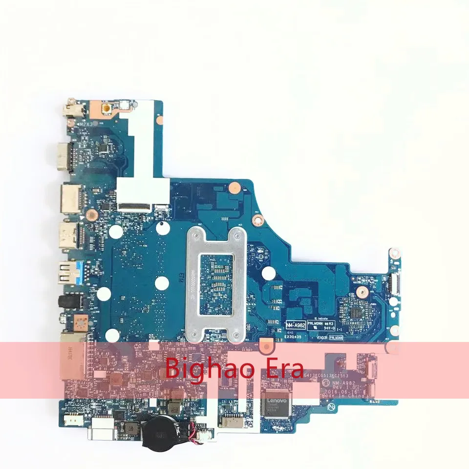 

CG413 CG513 CZ513 NM-A982 For lenovo 510-15IKB 310-15IKB Laptop motherboard with CPU:I3-7100U 4GB-RAM DDR4 100% tested ok