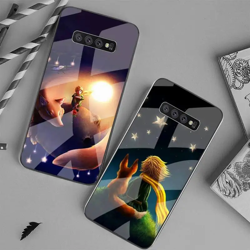 

The Little Prince Anime Phone Case Tempered Glass For Samsung S6 7 8 9 10 20 Plus Ultra Note8 9 10 10pro