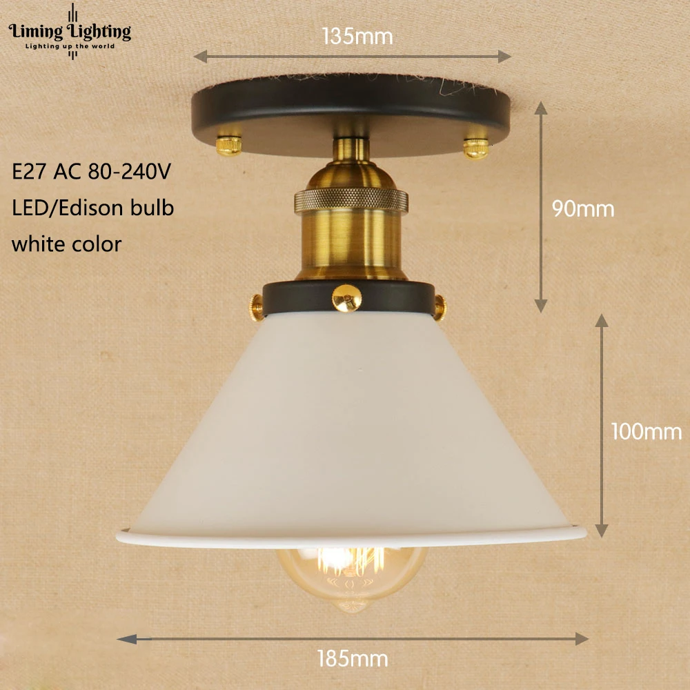 Лофт винтажные потолочные светильники Lamparas De Techo Lustre Luminaria Abajur комнатная потолочная лампа освещение Промышленное освещение для гостиной