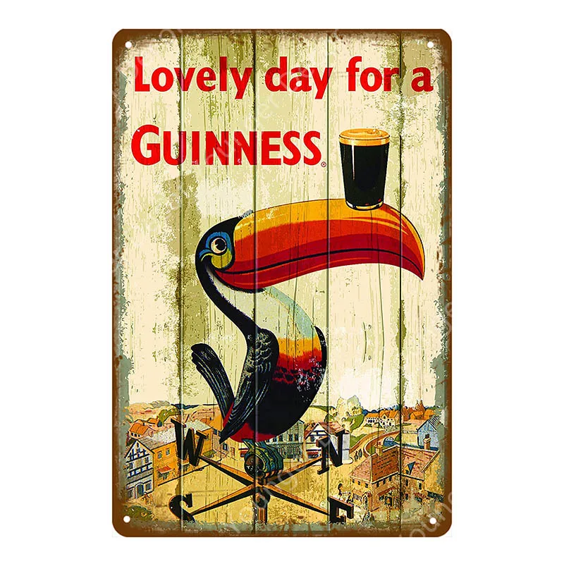 My goodth My Guinness металлическая живопись винтажные наклейки Бар Паб декоративная табличка домашний декор реклама пива оловянный знак YI-056 - Цвет: YD4142EI
