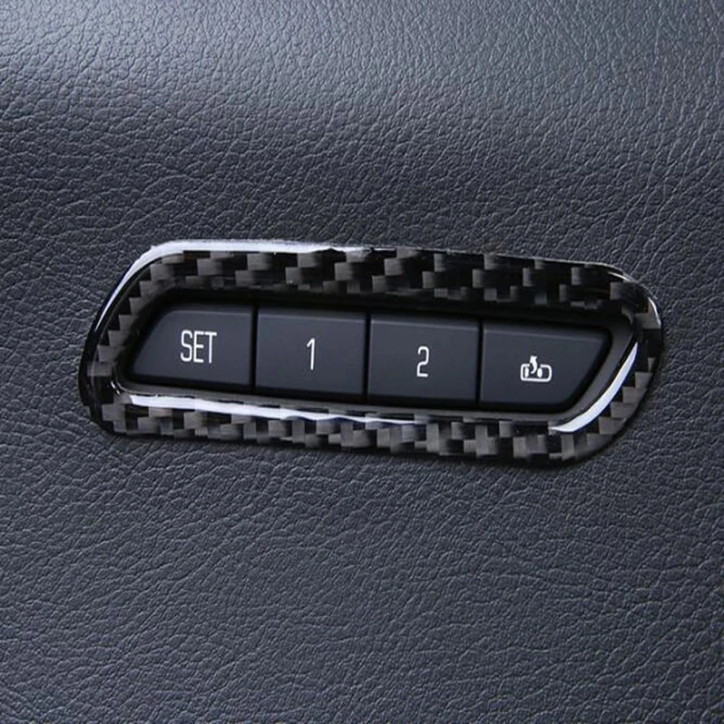 

For Cadillac XT5 2016 XT 2019 Car Seat Adjustment Memory Button Switch Frame Cover Decoration Trim Interior Accessories