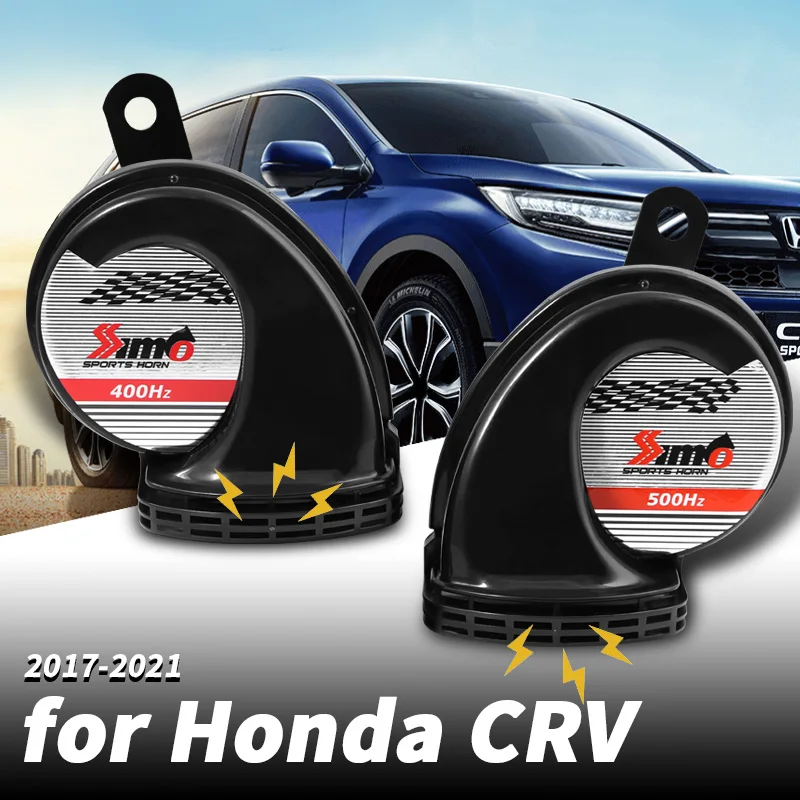Araba kornası yüksek ve düşük ses düdük salyangoz boynuz modifikasyon aksesuarları malzemeleri Honda CRV için CR-V 2017 2018 2019 2020 2021