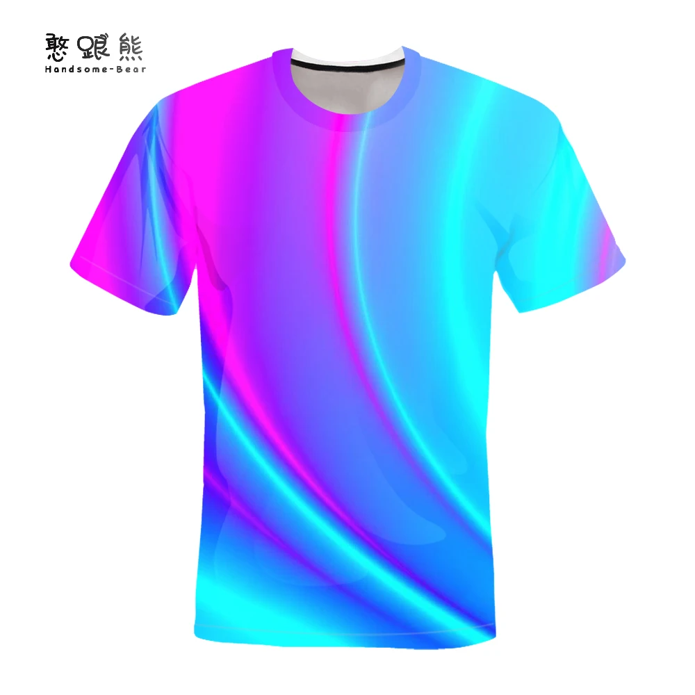 

2021 T-shirt men's and women's high-quality 3D color T-shirt casual top slightly looser short-sleeved Japan