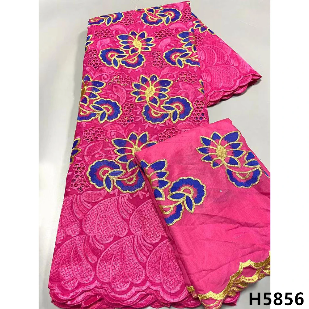 

Rose Red Embroidered Stones Swiss Lace Fabric Pure Cotton African Dry Lace Swiss Voile Lace in Switzerland For Sewing HJ5856