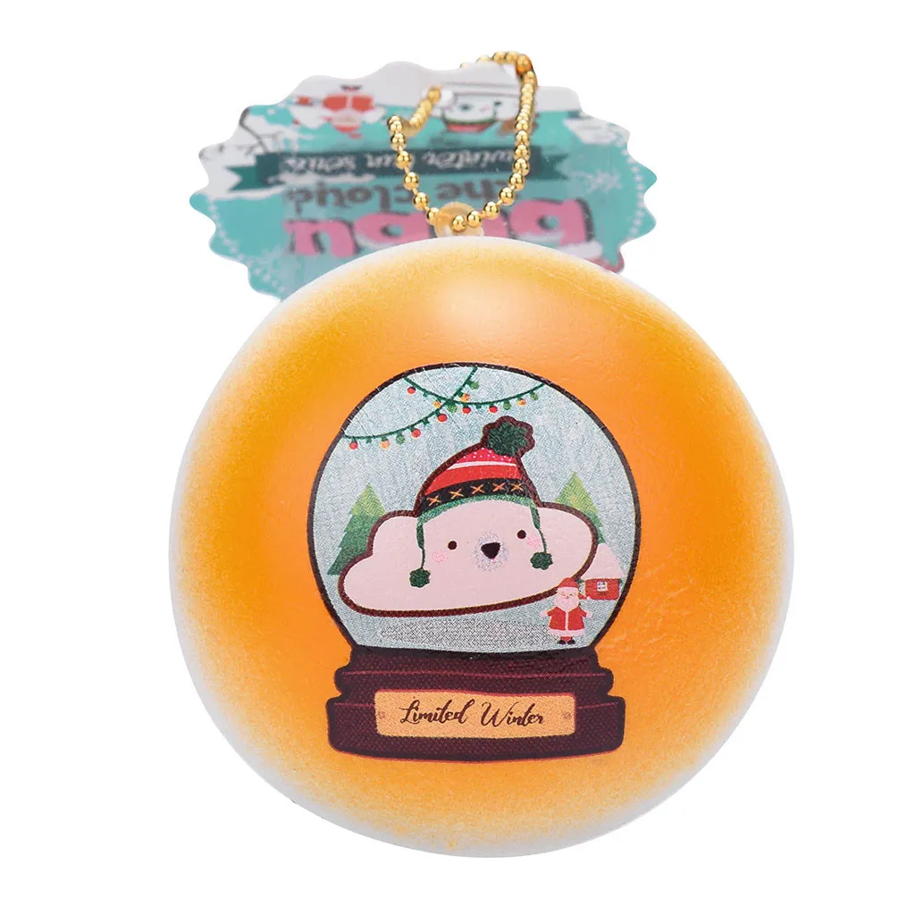 Тучки хлеб сжимаемая еда игрушки цепочка для телефона кулон брелок симуляция