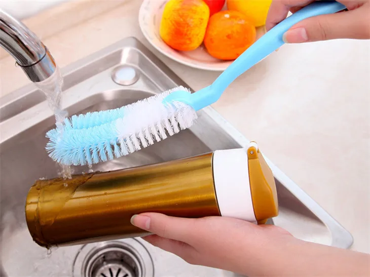 Многофункциональная щетка с длинной ручкой для чашки в горшке чая термос