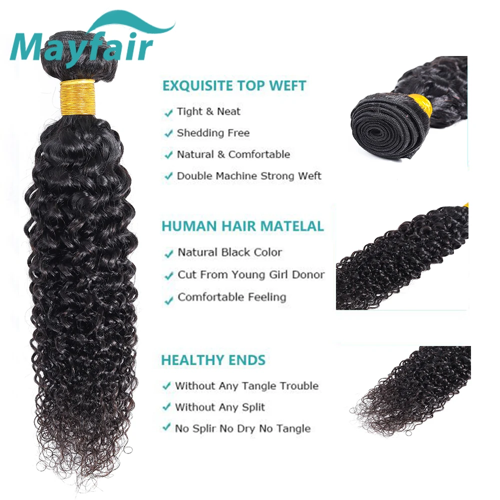 Афро Курчавые Кудрявые пряди с застежкой mayfair L человеческие волосы без