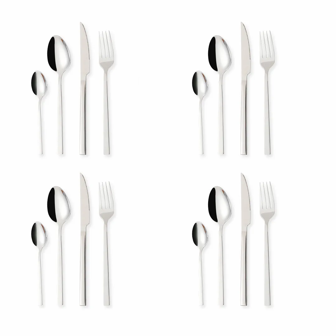 

Silverware Set Tableware Stainless Steel Cutlery Set Forks Spoons Knives Set Dinnerware Kitchen Tableware Western Flatware Set