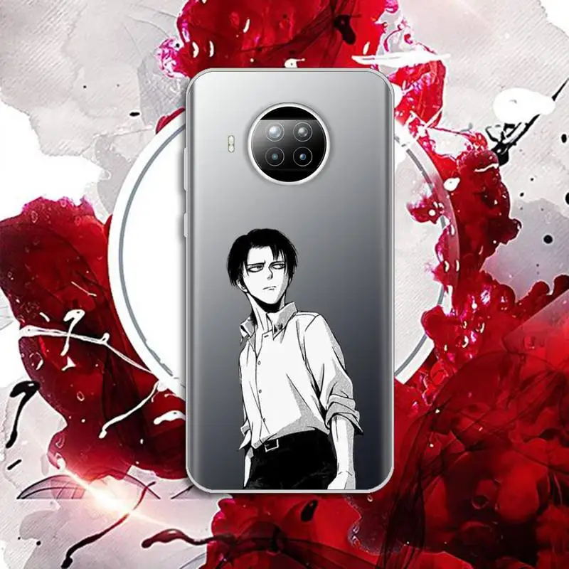 

Attack On Titan Japan anime Phone Case Transparent for Xiaomi Redmi note 10 t 8 9 pro lite 11