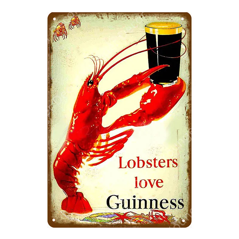 YD4150AI Guinness хороший для вас металлический плакат оловянные знаки винтажный Настенный декор для бара паба клуба человек пещера декоративная пластина YI-123 - Цвет: YD4150AI