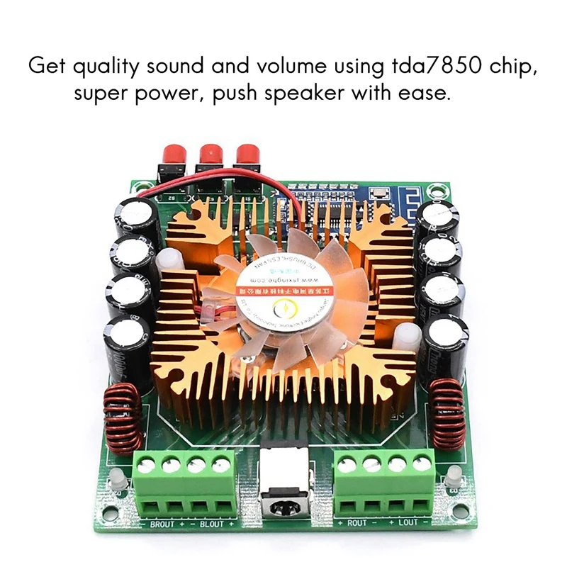 TDA7850 Bluetooth 5 0 аналоговая схема BTL Плата усилителя мощности XH-A373 4X50W автомобильной