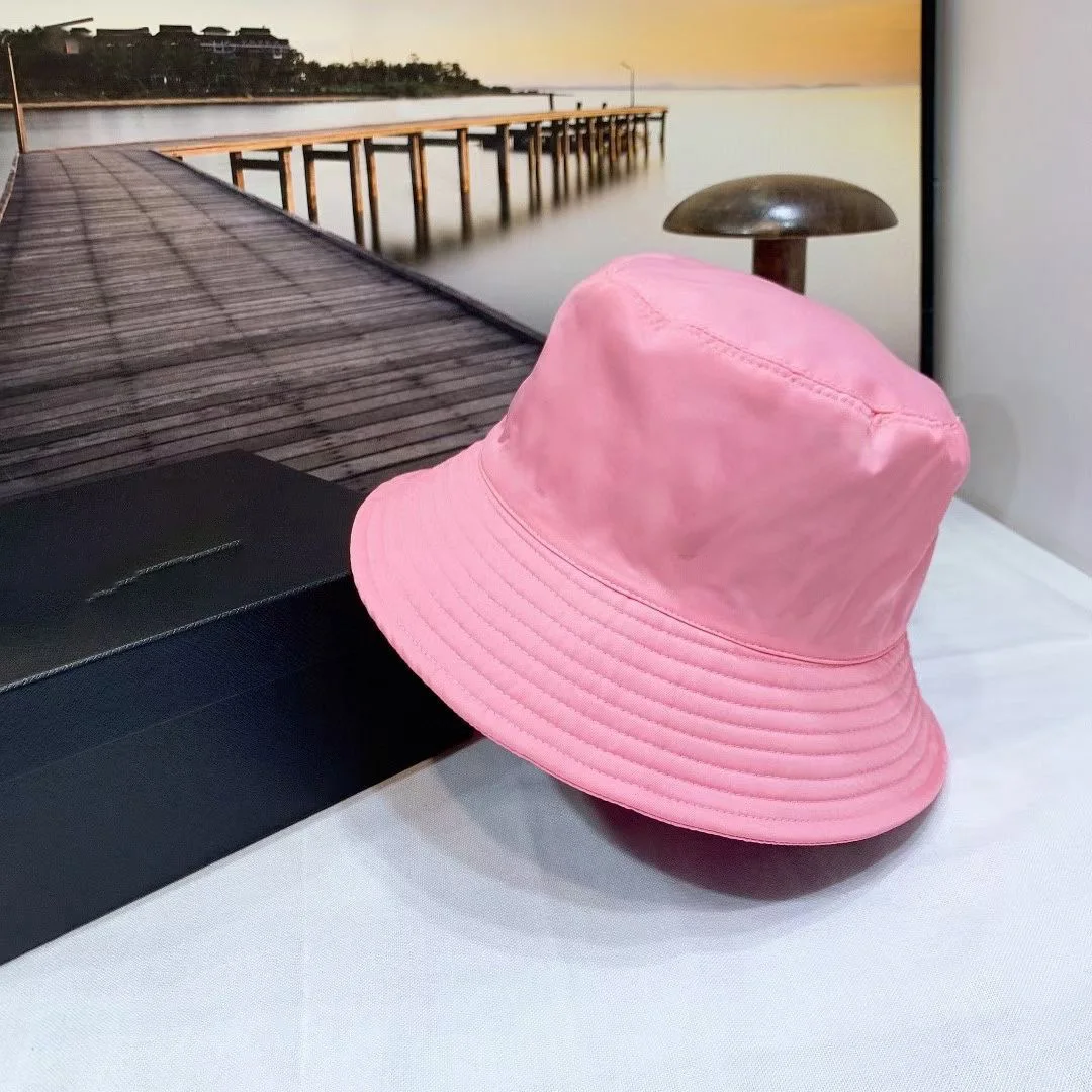 

Fashion Branded Sunscreen Panama Hat For Women Designer Bucket Hat Outdoor Double Sided Fisherman Hat Windproof Beach Cap Hat