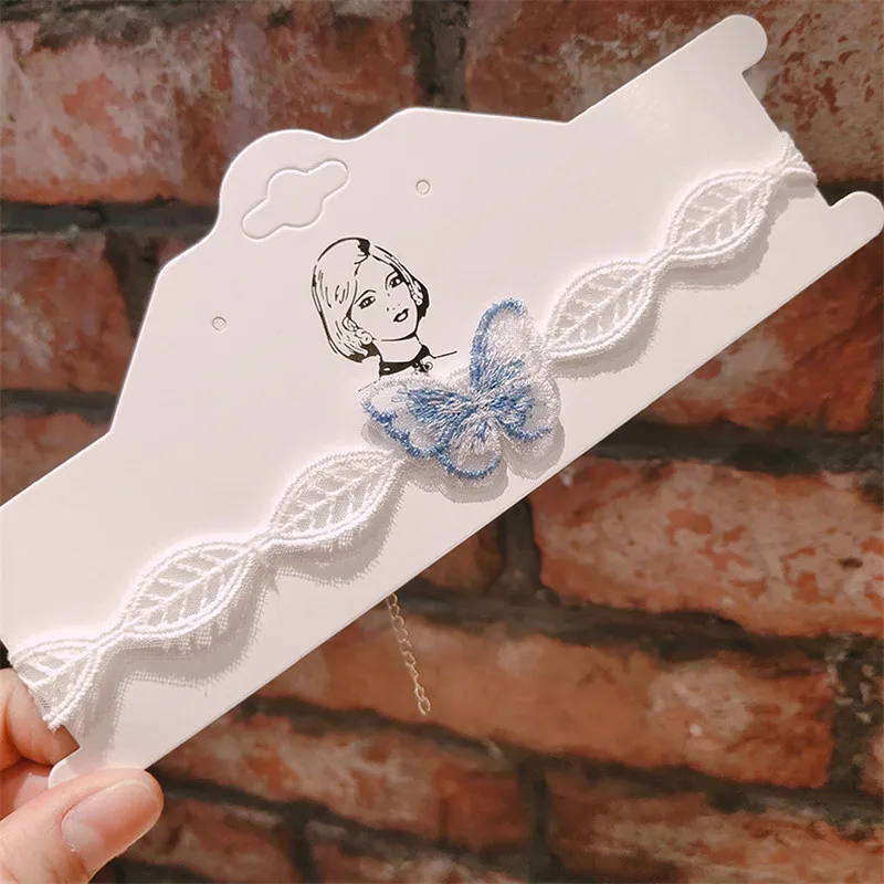 Женский кружевной чокер в Корейском стиле короткое винтажное ожерелье до